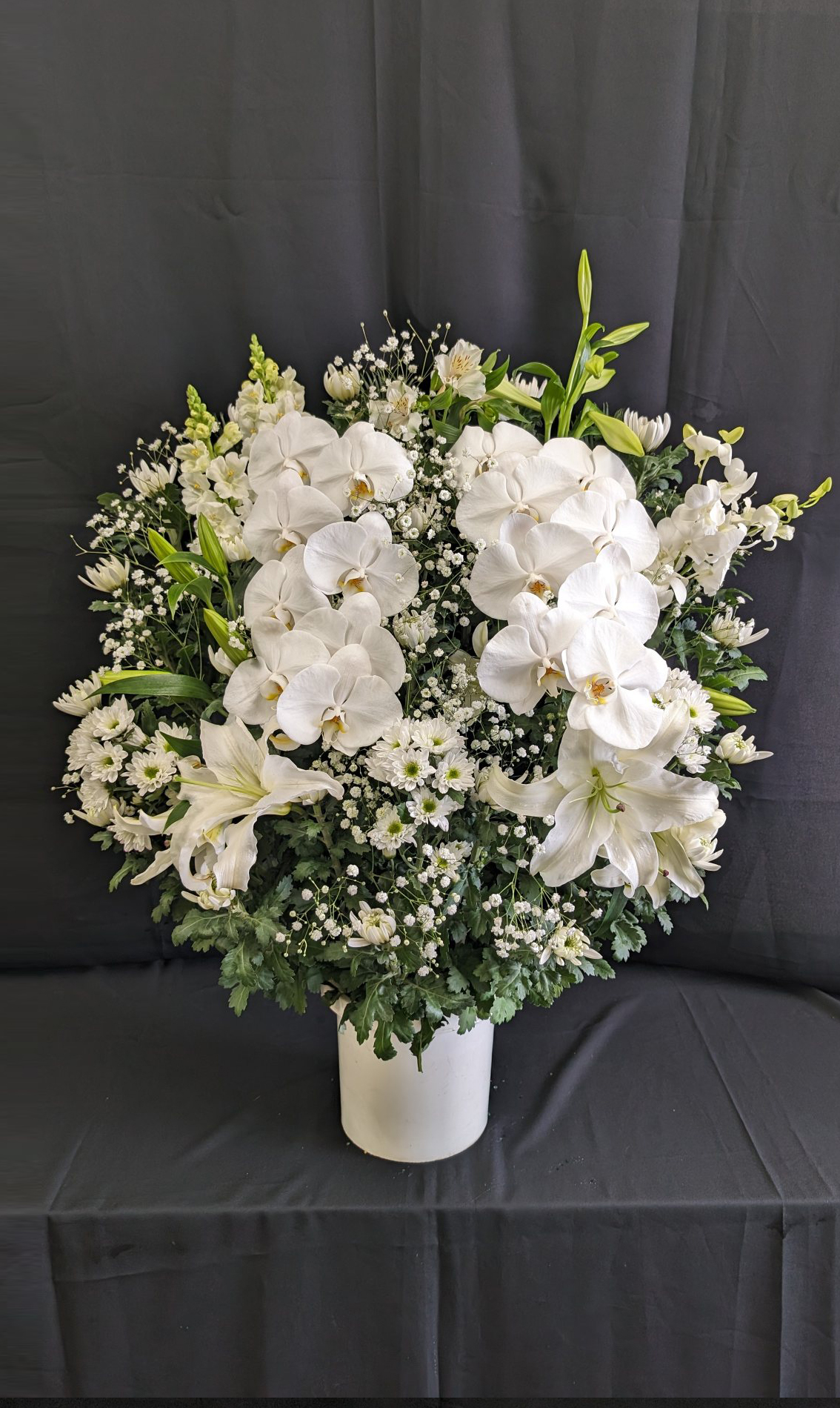 白い供花 27,500円